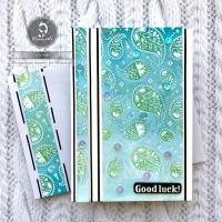 Alinacutle CLEAR STAMPS Leaves Background Scrapbook Card Album Paper Craft Rubber Transparent Silicon Clear Stamp