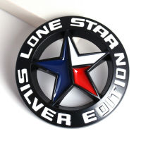 Car Exterior Texas Lone Star Logo Decorative Emblem Decal for Silverado Ram 1500