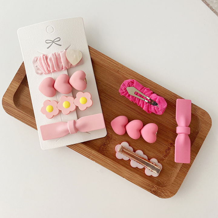 candy-color-hairpins-children-accessories-candy-pink-color-hairpins-cute-candy-pink-color-hairpins-baby-clips