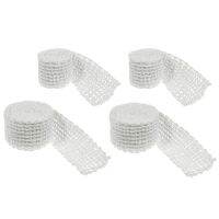 4 Rolls Meat Packaging Net Sausage Casing Net Ham Sausage Twine Net Ham Netting Roll Kitchen Supplies