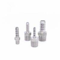 [Hot K] 6Mm 8Mm 10Mm 12Mm 14Mm 16Mm 19Mm ท่อ Barb X M10 M12 M14 M16 M18 M20ด้ายชาย304สแตนเลสท่อแรงดันสูง Fitting