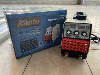 KANTO ตู้เชื่อมไฟฟ้า 475 AMP รุ่น KTB-ARC-475  กำลังไฟ 12.5KVA มีระบบ อาร์คฟอร์ส 2 ปุ่มปรับ เขื่อมลวด 1.6-4.0 mm รับประกัน 1 ปี