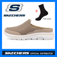 SKECHERS_Gowalk4 รองเท้า_skechers_ผู้ชาย สเก็ตเชอร์ส รองเท้า ผู้ชาย รองเท้าแตะ รองเท้าลำลองผู้ชาย รองเท้าผู้ชายแฟชั่นครึ่งส้น รองเท้ากีฬาไซส์ใหญ่ รองเท้าแตะกีฬาขนาดใหญ่ EU46-EU48แฟชั่นของผู้ชายกีฬารองเท้าผู้ชายรองเท้าลำลองรอ