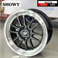 ล้อแม็กขอบ 15x7.0 4รูx100 ET+35? ยี่ห้อ SHOWY รุ่น L885 ?(ราคาต่อ1วง)? ล้อแม็กรถเก๋ง NEW สวยเท่ห์