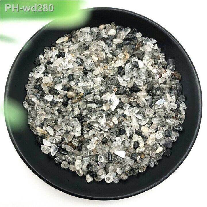 3-5mm-50g-natural-black-hair-quartz-rutilated-crystal-rock-stones-healing-reiki-gravel-natural-quartz-crystals