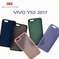 019 เคสหลังด้านกล้องเงา เคส Vivo Y53 2017 วีโว่ วาย53 2017 เคสหลังขุ่น กันกระแทก（สินค้าพร้อมส่งจาก กทม）