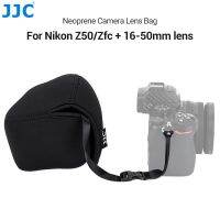 JJC Mirrorless Camera Bag Case Neoprene Camera Pouch Protection Cover for Nikon Zfc Z50 Fujifilm X-S10 with 16-50mm 15-45mm Lens