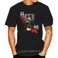 Genshi Hu Tao Impact T-shirt New Short-sleeved Personalized Round Neck Cotton Plus Size Shirt