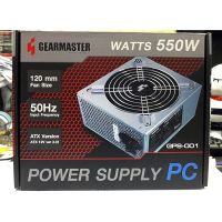 ขายถูก POWER SUPPLY (อุปกรณ์จ่ายไฟ) GEARMASTER 550 WATT (GPS-001) (พร้อมสายไฟ ac) รับประกัน 1 ปี (ลด++) สายไฟ สายไฟฟ้า อุปกรณ์ไฟฟ้า  สายไฟTHW