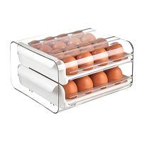 Drawer Type Egg Storage Box Refrigerator Fresh Keeping Egg Finishing Artifact Kitchen Thickened Large Capacity