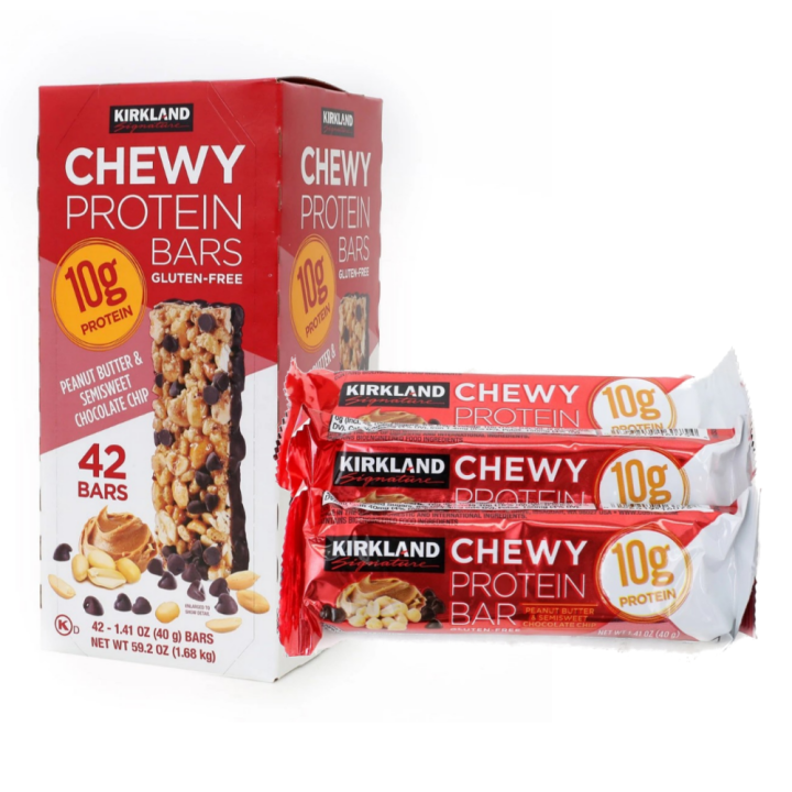 KIRKLAND Chewy Chocolate Chip Nuts Protein Bars Lazada PH