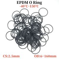 【hot】▩❍﹉  10pcs EPDM O-Ring Gasket  CS2.5mm 6mm   160mm Automobile Nitrile Rubber Round O Type Corrosion Resistant Washer