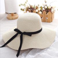 simple Wide Brim Floppy Hat Beach UV Cap Female