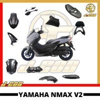 Yamaha Nmax ชุดตัวถัง V2 2020-2021ใหม่ชุดเมตรปกท่อไอเสียคาร์บอน