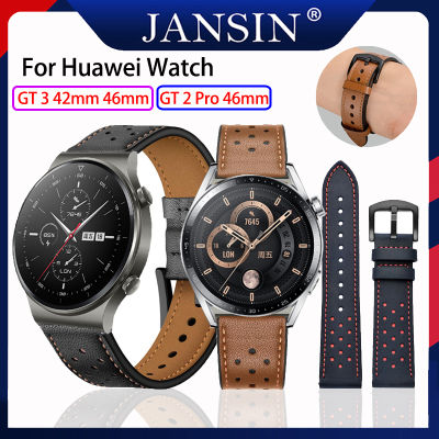 สายนาฬิกาหนัง สำหรับ Huawei Watch GT 3 ร์ทวอทช์ 42mm 46mm สาย สำหรับ Huawei Watch GT 3 SE / Watch GT 2 Pro 46mm สายนาฬิกาสำรอง