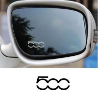 bjh✱❁✤  2pcs for fiat 500 abarth All models Badge Glass Effect Car Styling Stickers