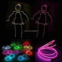 ☜ EL Cold light Suits Night Glowing Party Decor LED Clothes Luminous Costumes Glowing Light Clothing For Women Girls Adult