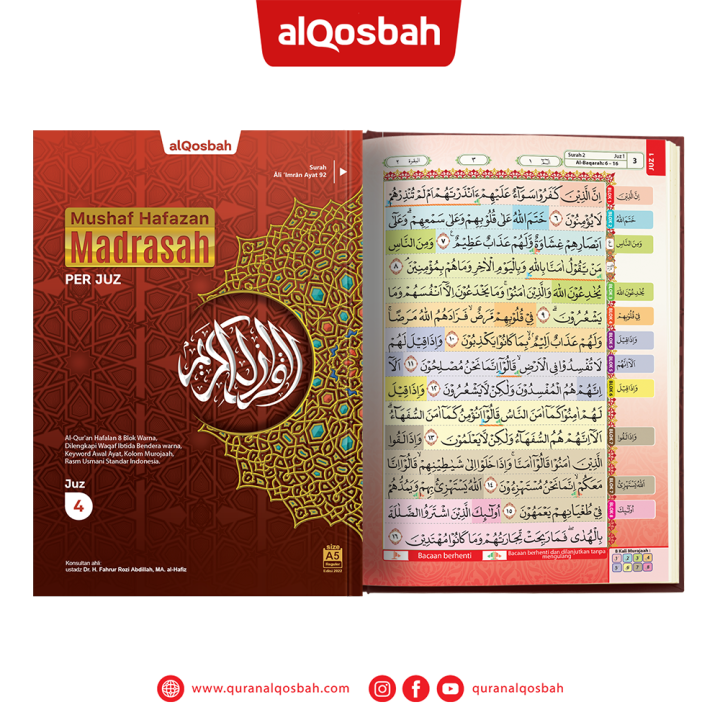 Al Qur'an Hafazan Madrasah 8 Blok Per Juz A5 | Lazada Indonesia