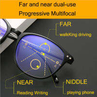 New Retro Smart Multi-Focus Reading Glasses Men Near-far dual-purpose Women Anti-blue light Full frame Prescription Spectacles