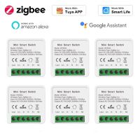 【COOL】 FairBay Tuya 16A สวิตช์ DIY ขนาดเล็ก Zigbee 2สำหรับ Tuya สมาร์ทไลฟ์รีเลย์ควบคุมไร้สายโมดูลอัตโนมัติด้วย Alexa Google Home