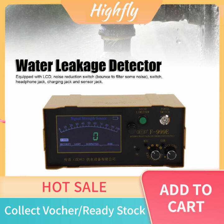 【New】F 999E Indoor Outdoor Floor Heating Leak Detector Concealed Pipe