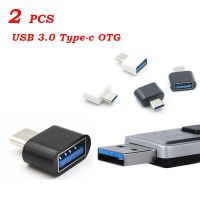 [SONGFUL] 2ชิ้น USB-C แอนดรอยด์โอทีจีอะแดปเตอร์ Micro ประเภท C ตัวแปลง USB USB 3.1 USB ตัวผู้ USB หญิง