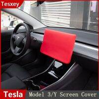 ▧ Screen Protector For Tesla Model 3 Y 2017-2022 2023 Slip On Sunshade Screen Protector Waterproof Fabric Navigation Cover