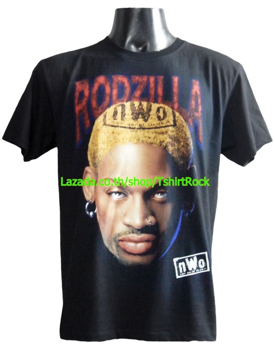 เสื้อบาส-dennis-rodman-rodzilla-เดนนิส-ร็อดแมน-ไซส์ยุโรป-เสื้อยืดวงดนตรีร็อค-เสื้อร็อค-tdo7146-ผ้าร้อยแท้