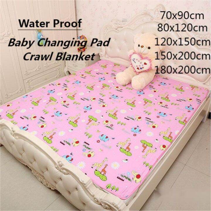 Baby Washable Changing Pads Waterproof Bed sheet Baby Crawling Blanket