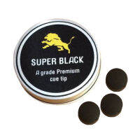 หัวคิว SUPER BLACK บิลเลียด คิวบิลเลียด บรรจุ 3 หัว ขนาด 11 มล. ยุบตัวยาก จับขาวดี