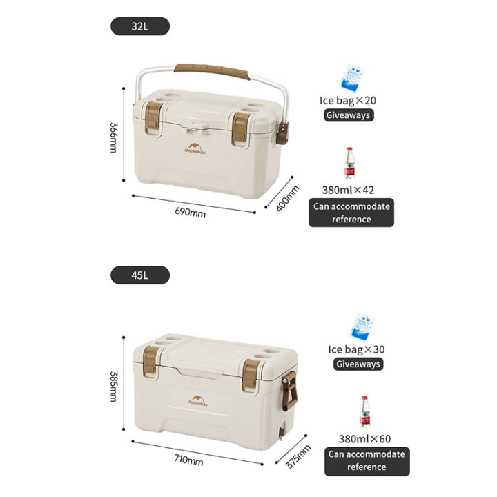 naturehike-ต้านเชื้อแบคทีเรีย-ตู้อบ-72-ชั่วโมง-แคมป์ปิ้งกลางแจ้ง-ก้อนน้ำแข็ง-เครื่องทำความเย็น-ถังน้ำแข็งในรถยนต์-ตู้เย็นแบบพกพา-ตู้เย็น-กล