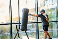 [ส่งฟรี ] กระสอบทรายรุ่น PB 1000 (สีดำ) PB 1000 Punch Bag - Black Punch Bag Punching Bags Paddings Boxing กระสอบทรายชกมวย ที่ซ้อมมวย กระสอบชกมวย ต่อยมวย ออกกำลังกาย