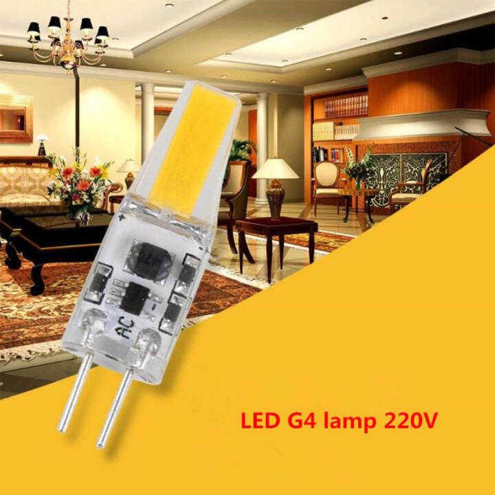 G4 LED Bulb 3W 12V DC 220V AC LED COB Bulb Replace Halogen Lamp High