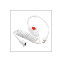 3 Prong Extension Cord with On/Off Switch 1875W Switchable Power Cord 14AWG 1.47Ft Indoor Extension Cord,