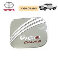 ครอบฝาถังน้ำมัน Toyota Vigo Champ โลโก้แดง ชุบโครเมี่ยม