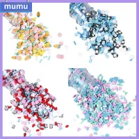 MUMU 100กรัม โพลิเมอร์ดินเหนียว เกล็ดหิมะเกล็ดหิมะ เคสโทรศัพท์ decoden นกเพนกวิน ดีไอวาย