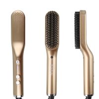 2021 New Multifunctional Volumizer Rotating Hair Brush Comb Styling Hair Dryer Straightening Curling Heating Hair Brush Care