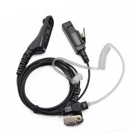 FBI PTT Air Tube Earpiece Mic Headset For Motorola Portable Radio APX2000 APX7000 APX6000 APX7500 DP4601 Walkie Talkie Xir P8668