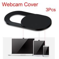 3ชิ้นสติกเกอร์ป้องกันกล้องพลาสติกแท็บเล็ตพีซีมือถือโน้ตบุ๊ค Pc Anti-Hacker Peeping Protection Privacy Cover Cover Black