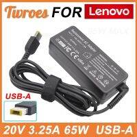 อะแดปเตอร์ชาร์จแล็ปท็อป20V 3.25A 65W USB สำหรับ X301S X230S G500 G405 X1คาร์บอน E431 E531 T440s 13