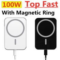 100W Magnetic Car Wireless Chargers Air Vent Phone Holder Stand for iPhone 14 13 12 Pro Max Car Charger Fast Charging Station