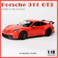 Norev 1:18 2021 Porsche 911 GT3สีส้ม187300 Metallic Diecast รุ่นรถ Collection