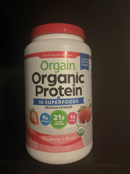 Orgain Strawberries and Cream Vegan Chocolate Protein Powder Lazada PH
