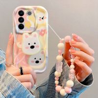 เคส Vivo V27 5G เคส Vivo V27E เคส Vivo V27 Pro ลูกสุนัขน่ารักกันกระแทกพร้อมเคสโทรศัพท์ป้องกันเลนส์