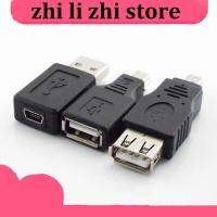 zhilizhi Store USB 2.0 A Female Male To Mini B 5-Pin Female/Male Connector Adapter For Mini Type-A B Jack Splitter OTG Converter