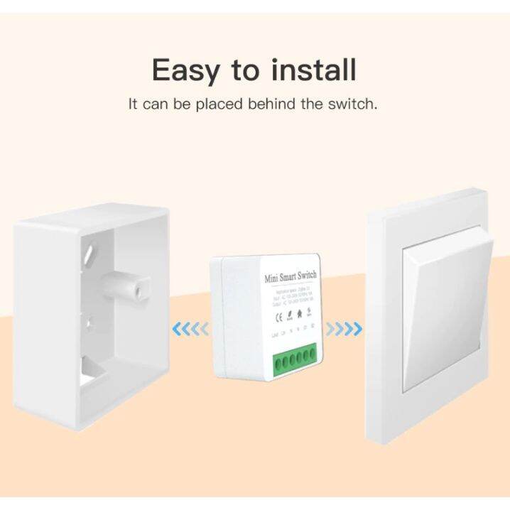 tuya-เบรกเกอร์-16a-tuya-สวิตช์-diy-มินิ-wifi-สวิตซ์ไฟ-อัจฉริยะ-สวิตซ์-สวิทซ์ไฟ-เบรกเกอร์อัจฉริยะ