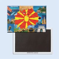 Macedonia Magnet  Postcards 20054 Tourist Memorabilia Gift Decoration Gift Photo Magnets  78*54mm