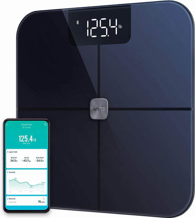 Wyze Scale, Bluetooth Body Fat Scale and Body Weight Composition BMI