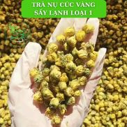 Trà Hoa Cúc Sấy Khô Nguyên Bông 100gr Cúc Nụ Kim Cương Thanh Nhiệt, Giải