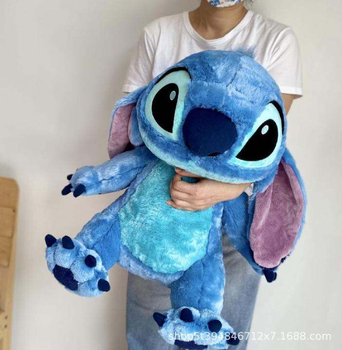 lilo-amp-stitch-ของเล่นตุ๊กตาผ้ากำมะหยี่การ์ตูนสัตว์ประหลาดน้อยหมอนตุ๊กตาเบาะตะเข็บคู่เด็กของขวัญวันเกิดวันคริสต์มาส